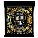 Muta corde chitarra acustica ERNIE BALL 2570 Aluminium Bronze Extra Light - .010 .014 .020w .028 .040 .050