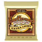 Muta corde chitarra acustica ERNIE BALL 2006 Earthwood 80/20 Bronze Extra Light - .010 .014 .020p .028 .040 .050