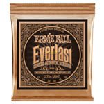 Muta corde chitarra acustica ERNIE BALL 2550 Everlast Coated Phosphor Bronze Extra Light - .010 .014 .020w .028 .040 .050