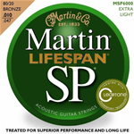 Muta corde chitarra acustica MARTIN MSP6000 Lifespan - coated - .010 .014 .023w .030 .039 .047