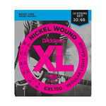 Muta corde chitarra elettrica 12 corde D'ADDARIO EXL150 - nickel wound - cal. .010/.010 .013/.013 .017/.008 .026/.012 .036/.018 .046/.026