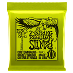 Muta corde chitarra elettrica 7 corde ERNIE BALL 2621 Regular Slinky - nickel wound - .010 .013 .017p .026 .036 .046 .056