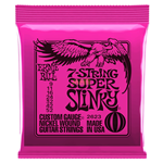 Muta corde chitarra elettrica 7 corde ERNIE BALL 2623 Super Slinky - nickel wound - .009 .011 .016p .024w .032 .042 .052