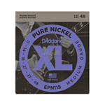 Muta corde chitarra elettrica D'ADDARIO EPN115 - pure nickel - cal. .011 .014 .018 .027 .037 .048