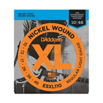 Muta corde chitarra elettrica D'ADDARIO ESXL110 - double ball end - cal. .010 .013 .017 .026 .036 .046 - per Steinberger