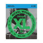 Muta corde chitarra elettrica D'ADDARIO EXL130 - nickel wound - cal. .008 .010 .015 .021 .030 .038