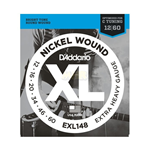 Muta corde chitarra elettrica D'ADDARIO EXL148 - nickel wound - cal. .012 .016 .020 .034 .046 .060 - drop C