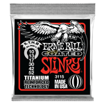 Muta corde chitarra elettrica ERNIE BALL 3115 Coated Titanium Skinny Top Heavy Bottom Slinky - .010 .013 .017 .030 .042 .052