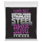 Muta corde chitarra elettrica ERNIE BALL 2245 Power Slinky - steel wound - .011 .014 .018p .028 .038 .048