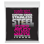 Muta corde chitarra elettrica ERNIE BALL 2248 Super Slinky - steel wound - .009 .011 .016p .024w .032 .042