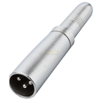 Adattatore BESPECO AD85S - XLR maschio - presa J/stereo 6,3 bil.