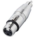 Adattatore BESPECO SK085 XLR/femmina - spina/RCA