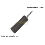 Adattatore PROEL AT810 presa J/mono 3,5 - spina J/stereo 2,5