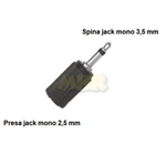 Adattatore PROEL AT820 presa J/mono 2,5 - spina J/mono 3,5