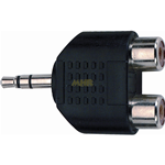 Adattatore QUIK LOK AD273 2 x presa RCA - spina J/stereo 3,5