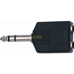 Adattatore QUIK LOK AD76 2 x presa J/stereo 6,3 - spina J/stereo 6,3
