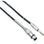 Cavo microfonico BESPECO IROMC300P EXTREME XLR/femmina - J/stereo 6,3 - 3 m bil.