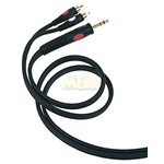 Cavo patch PROEL DH530 J/stereo 6,3 - 2 x RCA - 1,8 m
