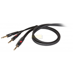 Cavo patch PROEL DH540 J/stereo 6,3 - 2 x J/mono 6,3 - 1,8 m