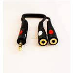 Cavo patch PROEL DH605 J/stereo 6,3 - 2 x presa J/stereo 6,3 - 0,30 m