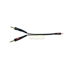Cavo patch PROEL DH615 J/stereo 3,5 - 2 x J/mono 6,3 - 0,30 m