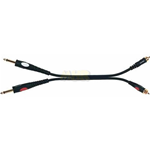 Cavo patch PROEL DH630 2 x J/mono 6,3 - 2 x RCA - 0,30 m
