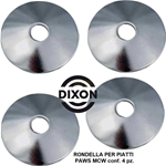 Rondella in metallo per piatti DIXON PAWS MCW HP (conf.da 4)