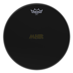 Pelle per batteria REMO Ebony pin stripe ES-0608-PS - 8" cm.20,3