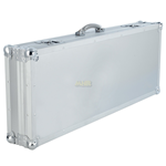 Flight case in alluminio per chitarra elettrica GEWA G560580 - chiusure a farfalla - angolari in acciaio