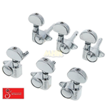 Meccaniche chitarra elettrica GROVER 106 C6 mini - autobloccanti - cromate - 6 in linea