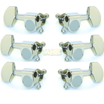 Meccaniche chitarra acustica/elettrica PARTSPLANET J01CR - cromate - 3R+3L