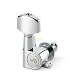 Meccaniche chitarra acustica/elettrica SCHALLER M6L C MINI - cromate - 6 in linea