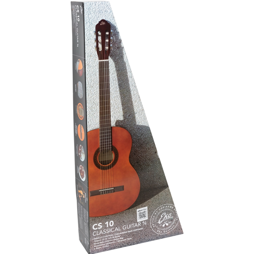 CG.E.CS10P - Chitarra classica EKO CS 10 PACK NAT (natural) - completa di  accessori - EKO