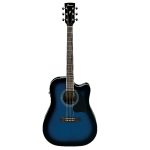 Chitarra elettroacustica IBANEZ PF15ECE TBS (transparent blue sunburst)