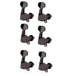 Set meccaniche per chitarra elettrica PARTS PLANET J07 BK –  in linea R6 – Nere