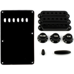 Kit plastiche per chitarra titpo Strato ALLPARTS PG-0549-023 -  Nero