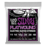 Muta corde chitarra elettrica ERNIE BALL 2590 Slinky Flatwound - .011 .014 .018p .028 .038 .048