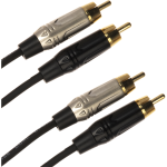Cavo patch QUIK LOK JUST/4RCA - 2 2xRCA - 2xRCA lungh. 2 m per connessione al mixer da PC, da uscite cuffie, cellulari