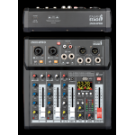 Mixer audio PROEL ITALIAN STAGE IS 2MIX4PRO con DSP - 2 ch micro + 1 stereo - BT e lettore MP3 da USB