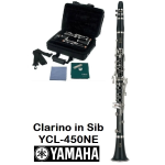 Clarino in Sib doppia chiave Mib in ebano grenadilla YAMAHA CL450NE con astuccio