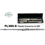 Flauto traverso in Do argentato JEAN MICHAEL FL380S con astuccio