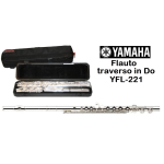 Flauto traverso in Do YAMAHA FL221 con astuccio