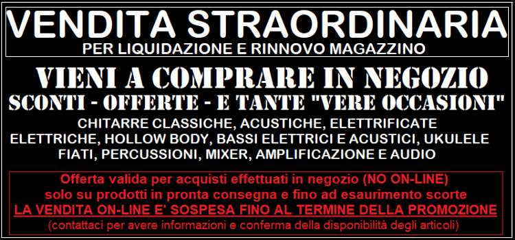 LA VENDITA ON-LINE E' SOSPESA FINO ALLA FINE DELLA PROMOZIONE