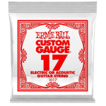 Corda acciaio liscia chitarra elettrica/acustica ERNIE BALL 1017 - cal. 017