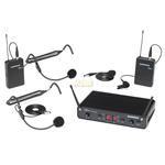 Radiomicrofono headset + lavalier twin SAMSON CONCERT 288 PRESENTATION