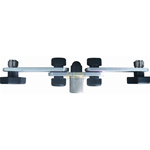 Supporto per 2 porta microfoni orientabili QUIK LOK MP/900
