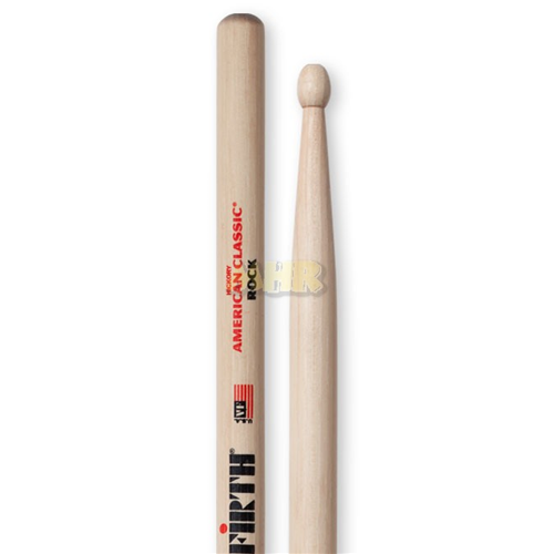 B.VF.ROCK - Bacchette per batteria VIC FIRTH ROCK American classic Hickory  punta legno - VIC FIRTH