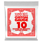 Corda acciaio liscia chitarra elettrica/acustica ERNIE BALL 1010 - cal. 010