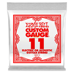 Corda acciaio liscia chitarra elettrica/acustica ERNIE BALL 1011 - cal. 011
