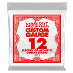 Corda acciaio liscia chitarra elettrica/acustica ERNIE BALL 1012 - cal. 012